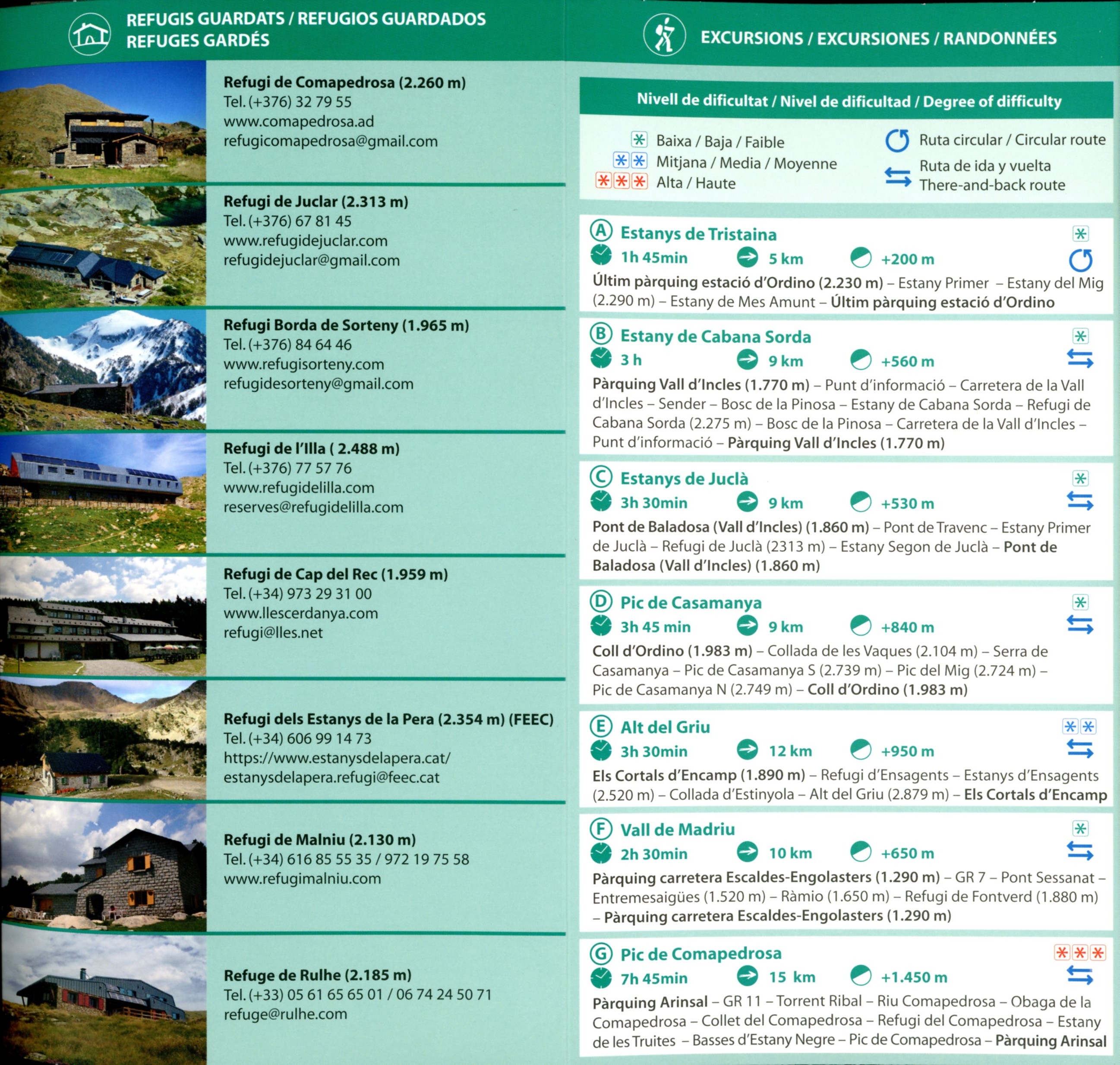 Andorra : Comapedrosa · Engorogs · Juclà · Pessons · Tristaina - Miniatura 3